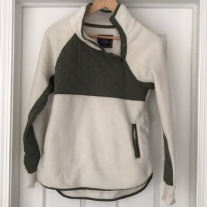 Small Abercrombie and Fitch asymmetrical fleece
